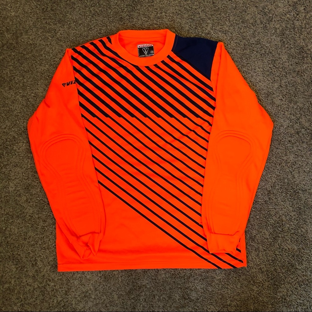 Soccer long sleeve with padded forearms